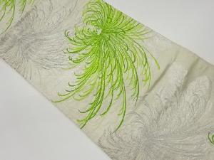 乱菊模様織出し袋帯